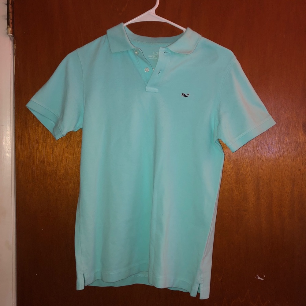 Vineyard Vines Blue Boys Polo - Size M (12-14)